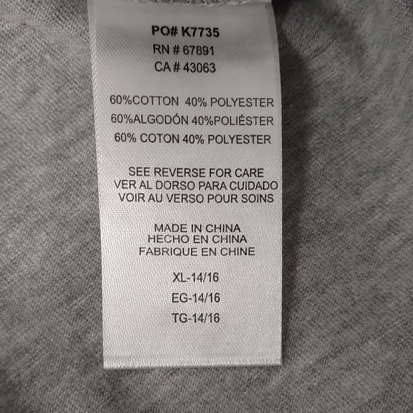 NCAA by Outerstuff Girls Fan-tastic 3/4 Sleeve Tee - Picture 6 of 7